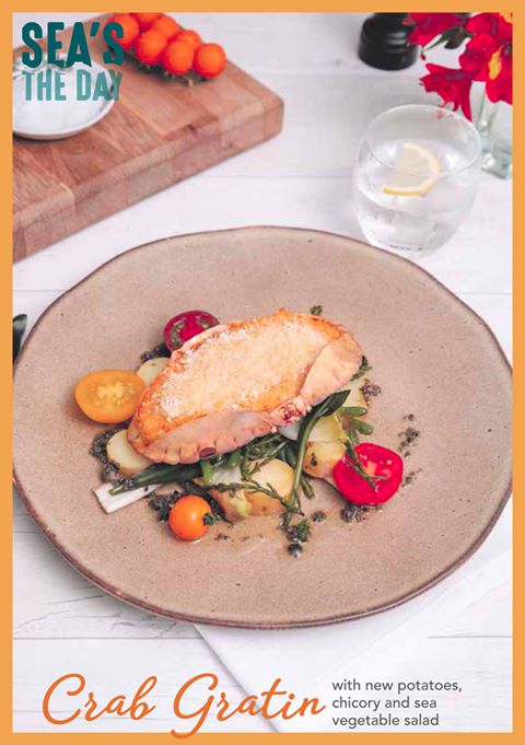 crab gratin recipe for seas the day