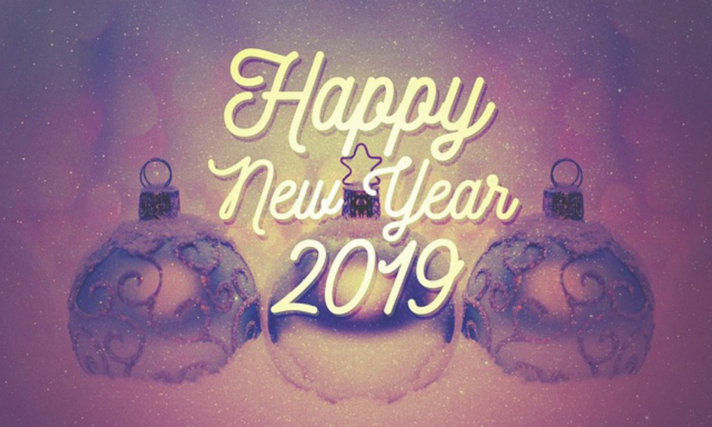 New year 2019 banner